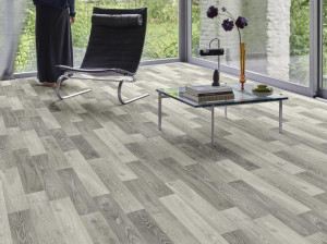 Нескользящий виниловый пол с эффектом дерева