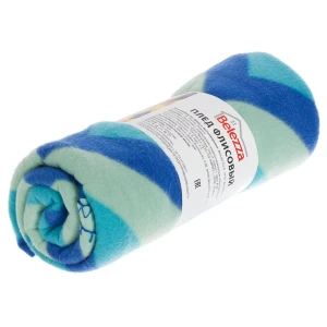 Плед «ZigZag-070» 130х170 см флис цвет синий