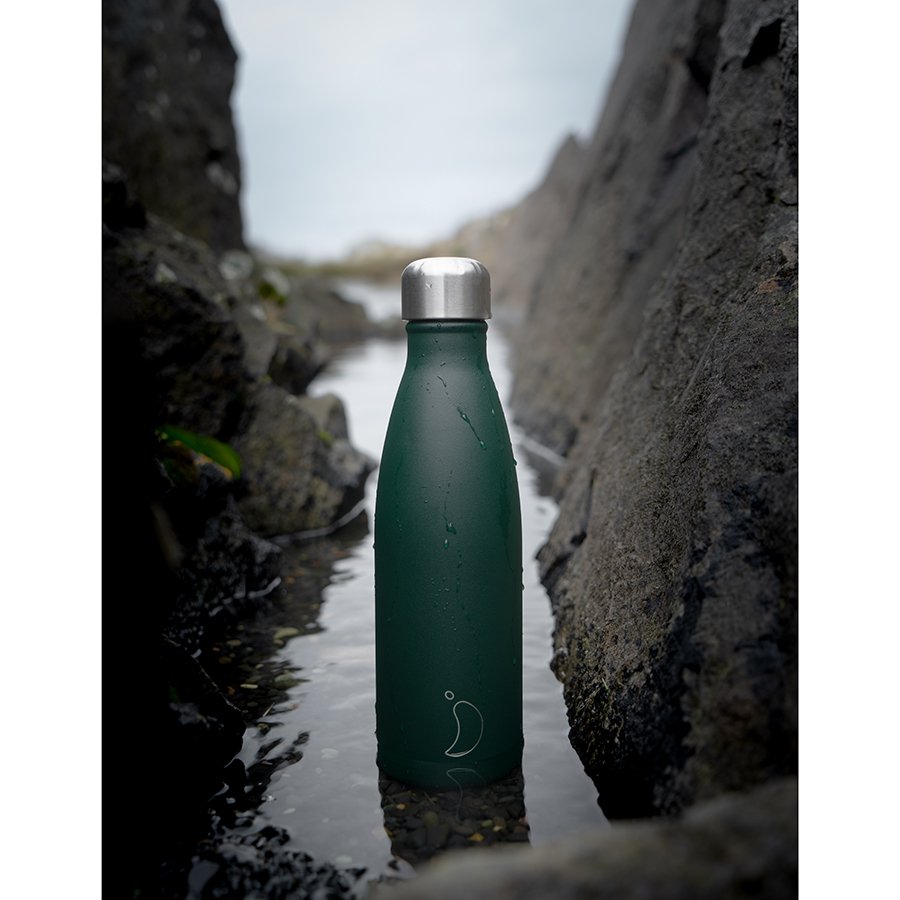 Термос 500 мл зеленый Matte Green CHILLY'S BOTTLES ДИЗАЙНЕРСКИЕ 00-3947993 Зеленый  - Вид №2