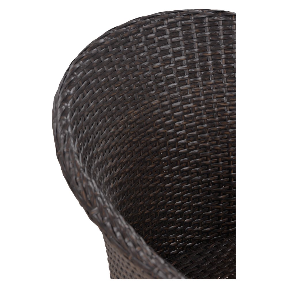 Плетеное кресло черное "Сицилия" AFINA  241000 Черный  - Вид №5