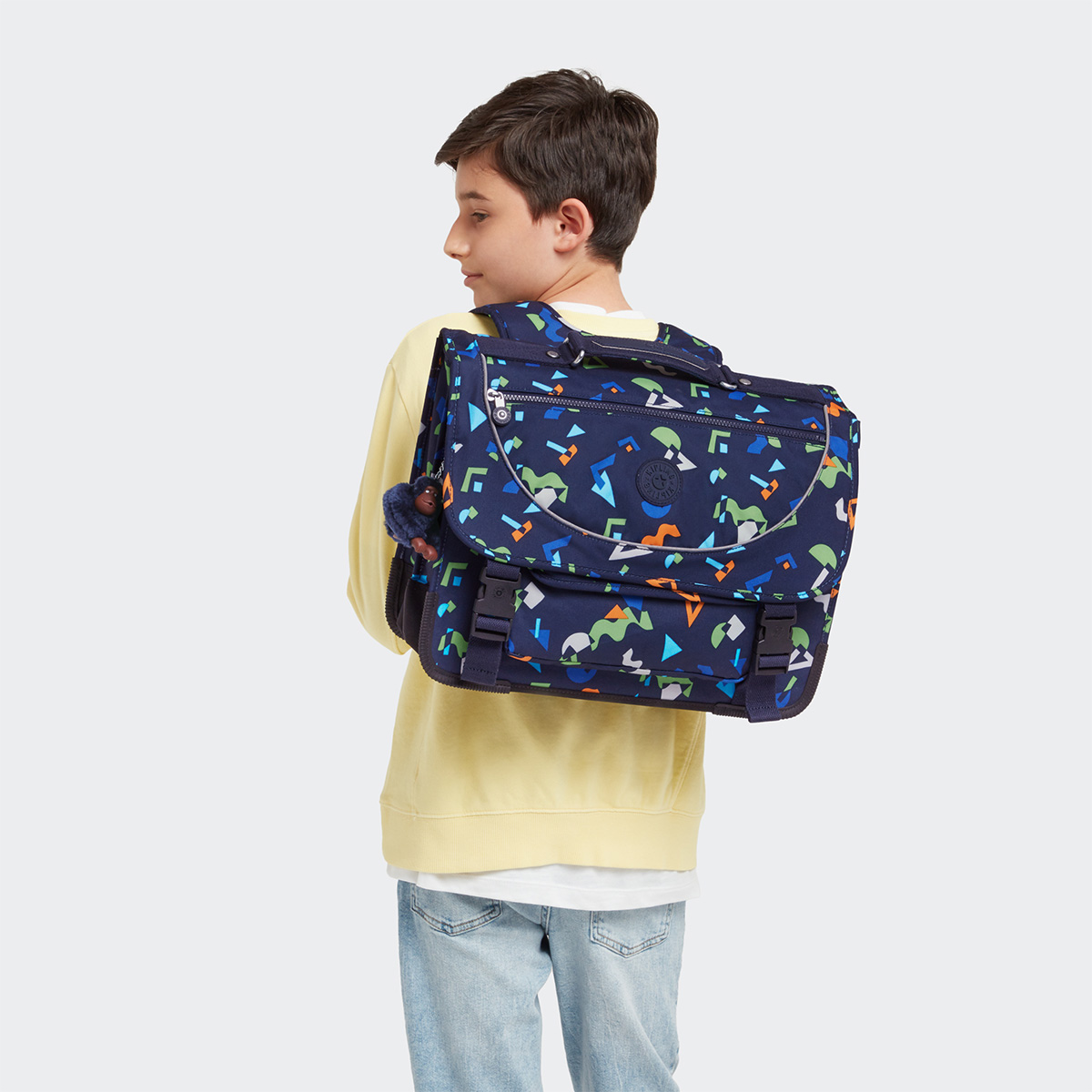 KI6543T72 Портфель Medium Schoolbag Including Fluro Rain Cover Kipling Preppy  - Вид №6