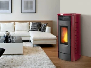 CAMINETTI MONTEGRAPPA Настенная печь на стальных гранулах Top