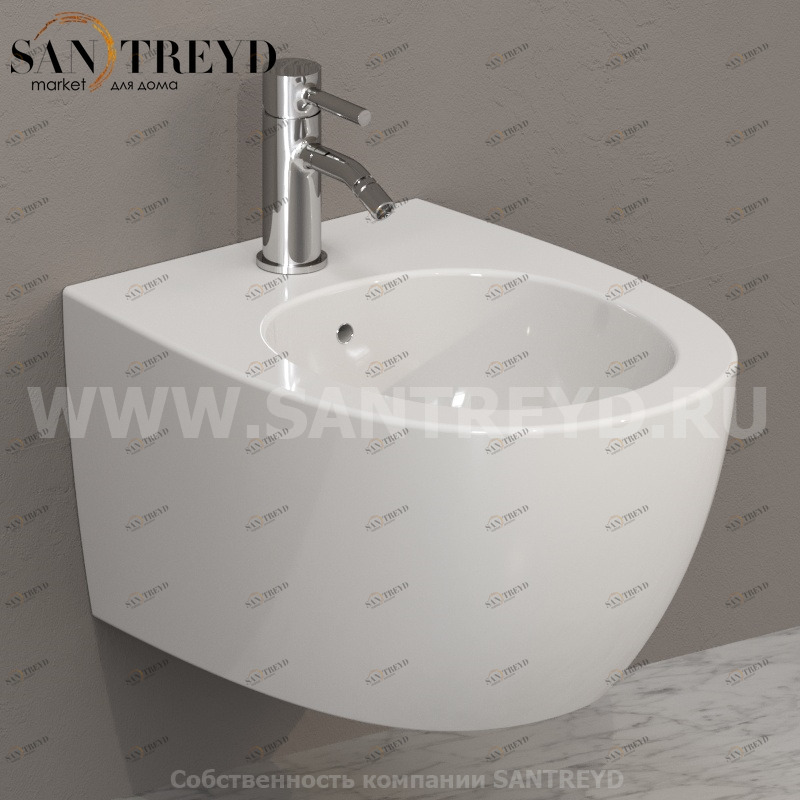 MDS10BI Биде подвесное 4ALL Ceramica Globo