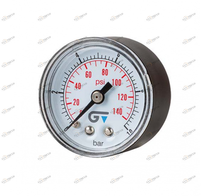 GENEBRE 3802 010 Манометр Ø 40, обратное соединение, резьба BSP 