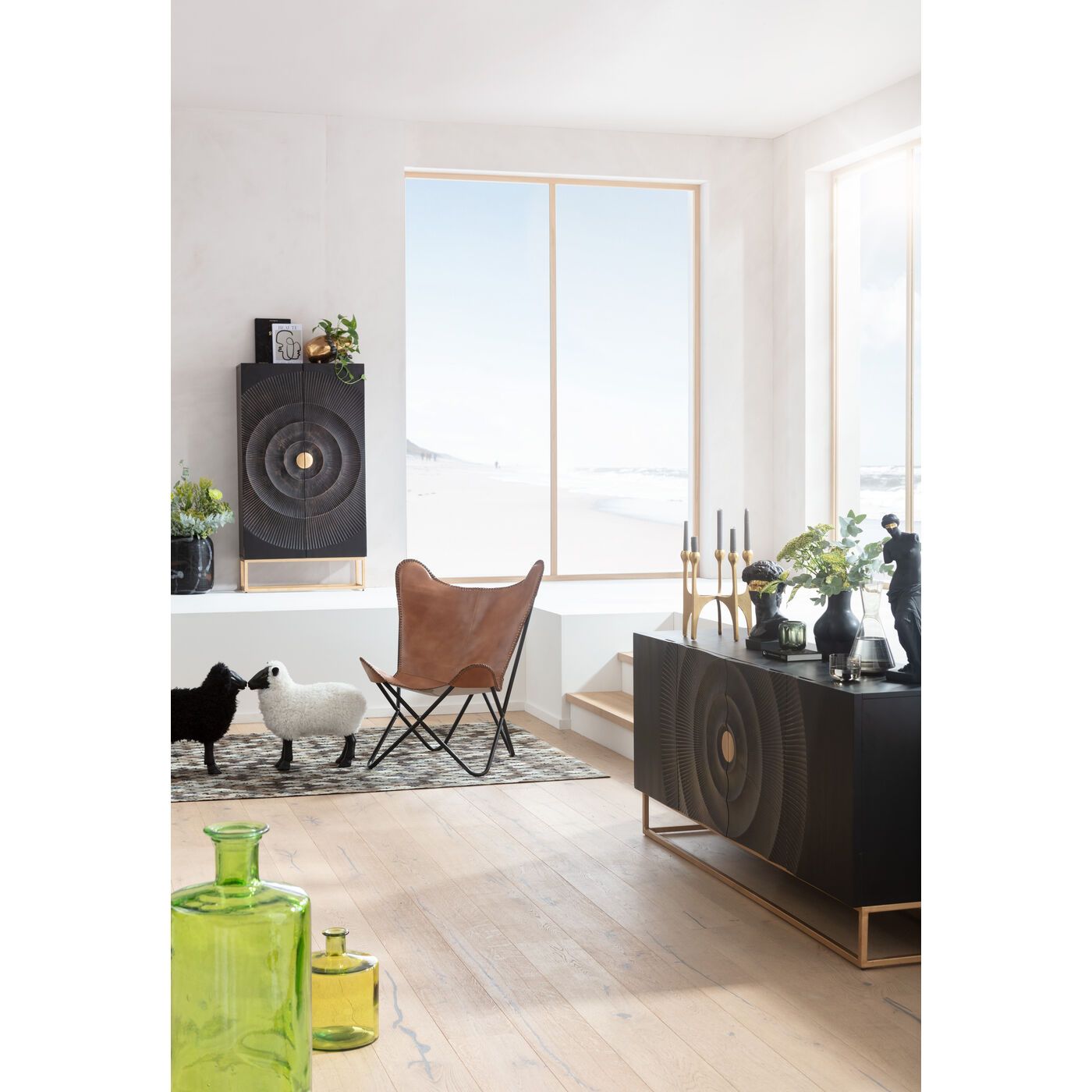 Шкаф из массива дерева с распашными дверцами KARE Design Мадейра ARCH-00119042 - Вид №4