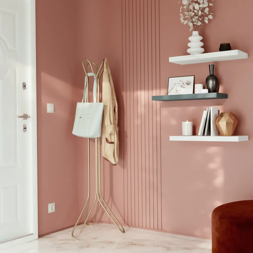 Полка настенная Spaceo Agata 60x23.5 см МДФ цвет синий STLM-2152680 - Вид №7