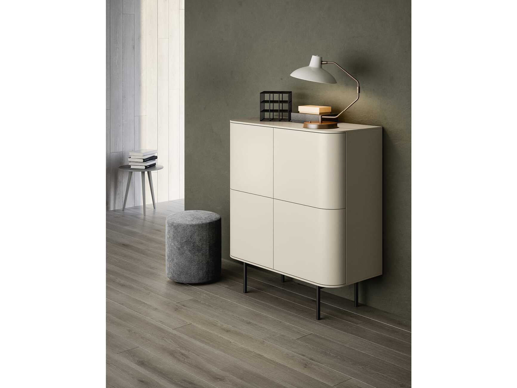 Круглый пуф из ткани Novamobili LOG ARCH-00086385 - Вид №8