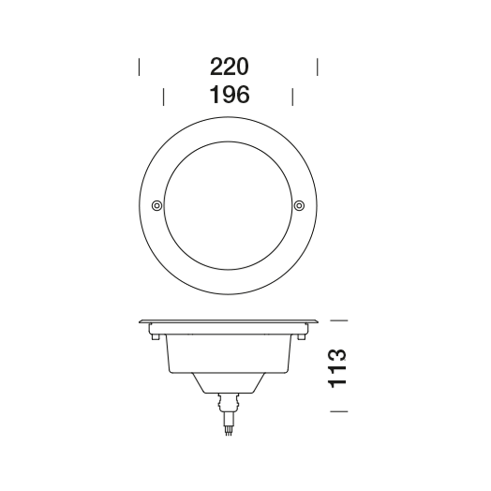 8481311 Встраиваемый в пешеходный пол Platek MEDIO FULL INOX  MEDIO FULL INOX - LED 3000K 9°  - Вид №6