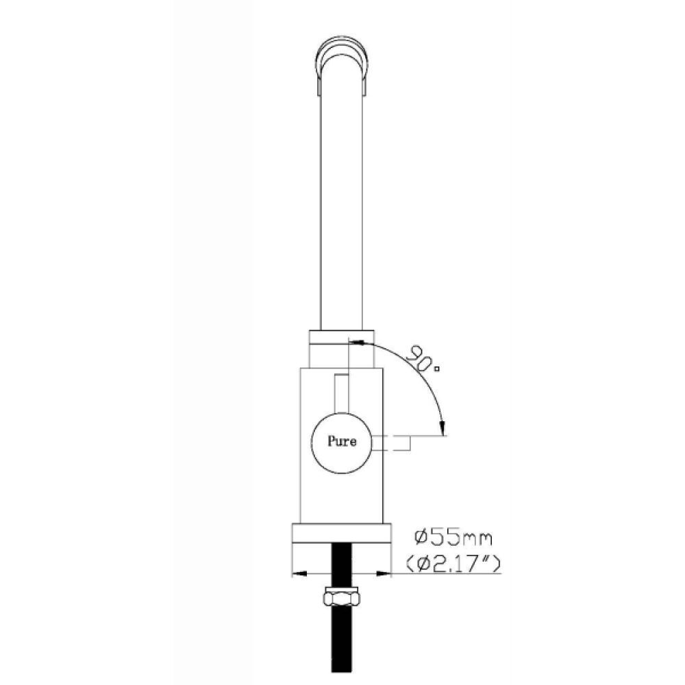 Кухонные смесители Eco Koblenz SSN-2139A-SS SEAMAN - Вид №5