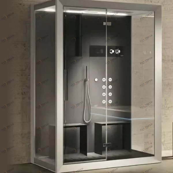 Душевая кабина угловая Frame In2 9448-27319 Sx Jacuzzi 944827319SX