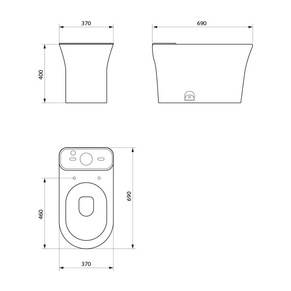 Чаша унитаза Ekokerama Модуль Э STLM-2163464 - Вид №6
