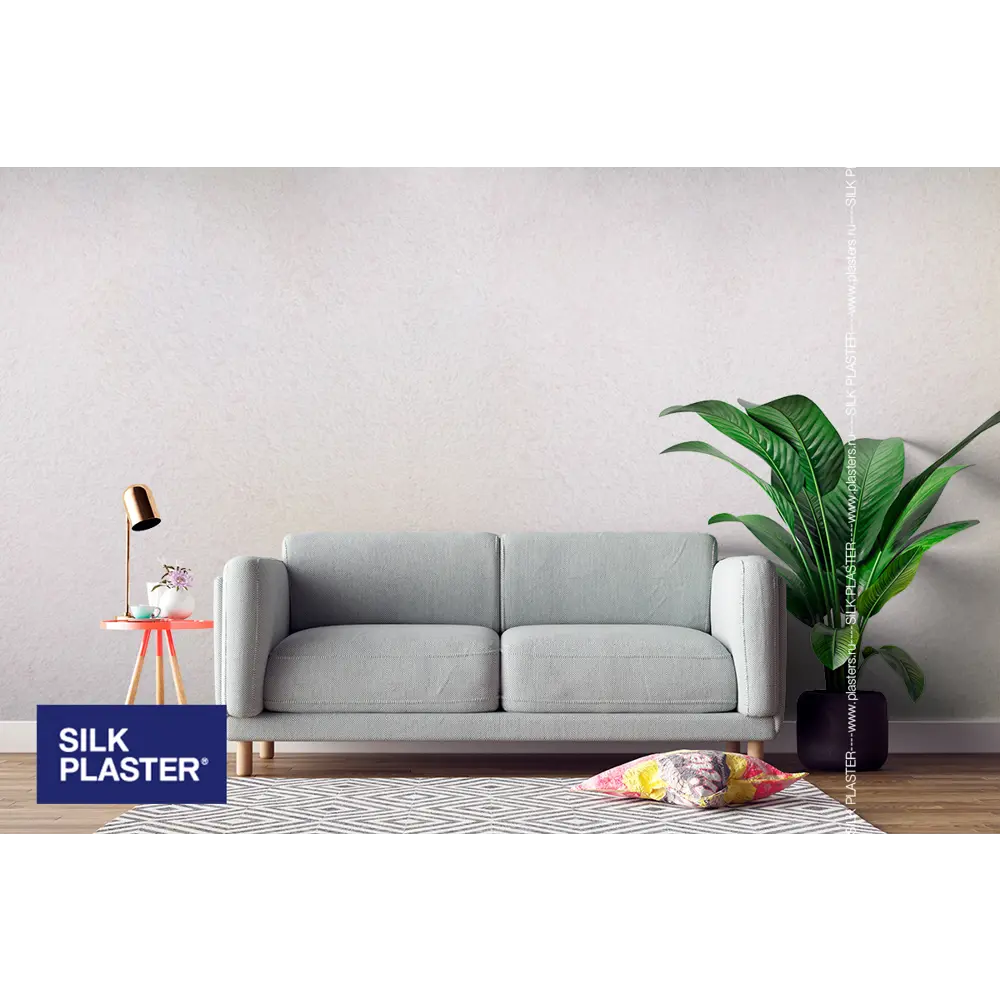 Жидкие обои Silk Plaster Absolute А204 0.74 кг цвет светло-розовый STLM-2137316 - Вид №3