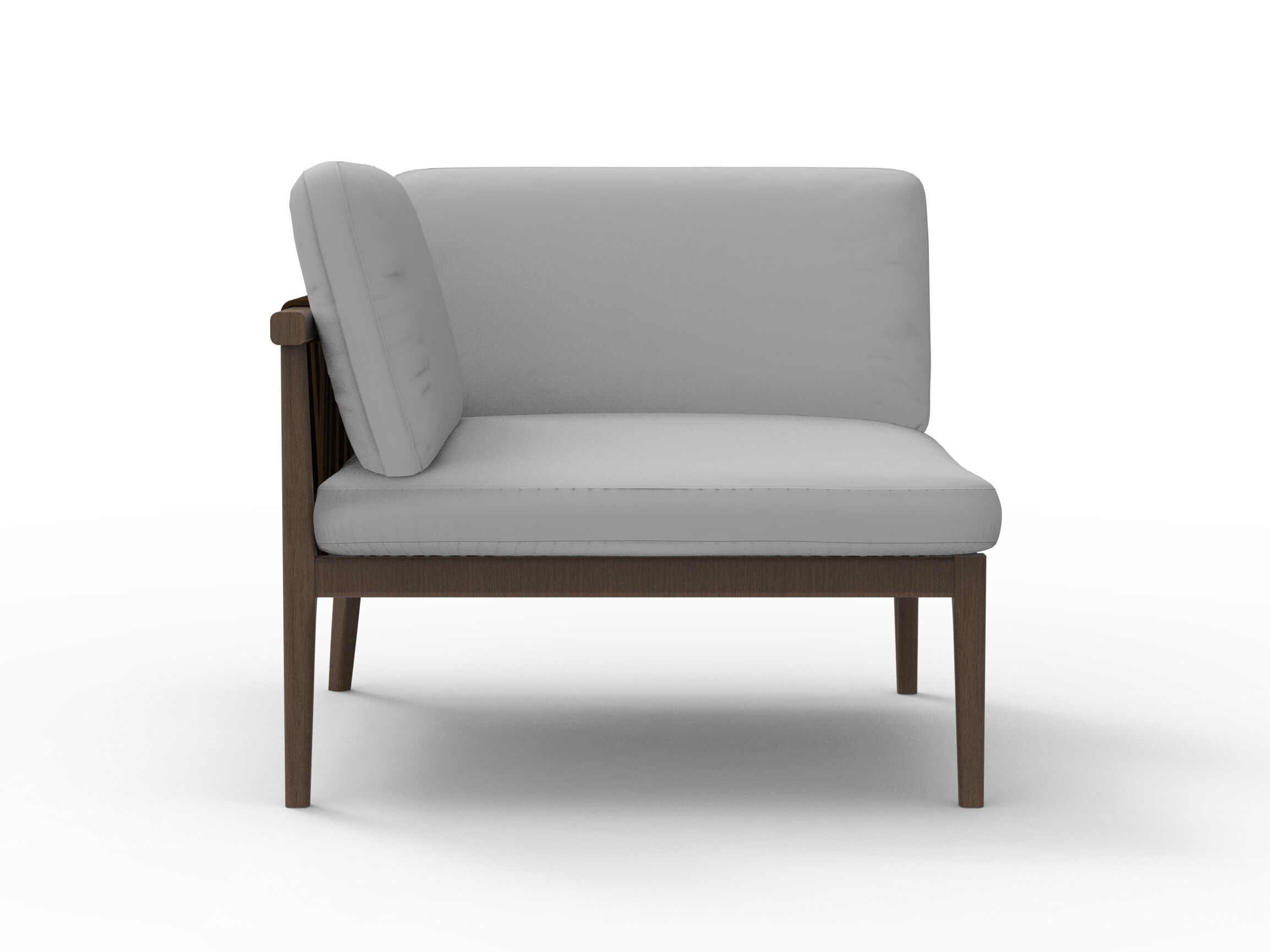 Угловой модуль для садового дивана в iroko Rever Понца ARCH-00024523 - Вид №1