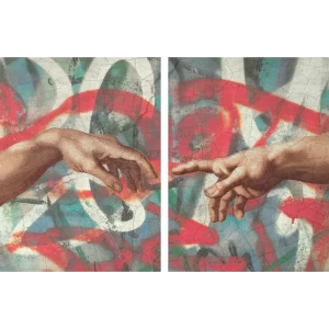 Картина модульная Лофт 45x60 см цвет разноцветный 2 шт.