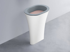 AMLA65-BR+AMPILO-CP+AMCOLO-BL Раковина Amedeo Ovale отдельностоящая cielo Enjoy + Amedeo