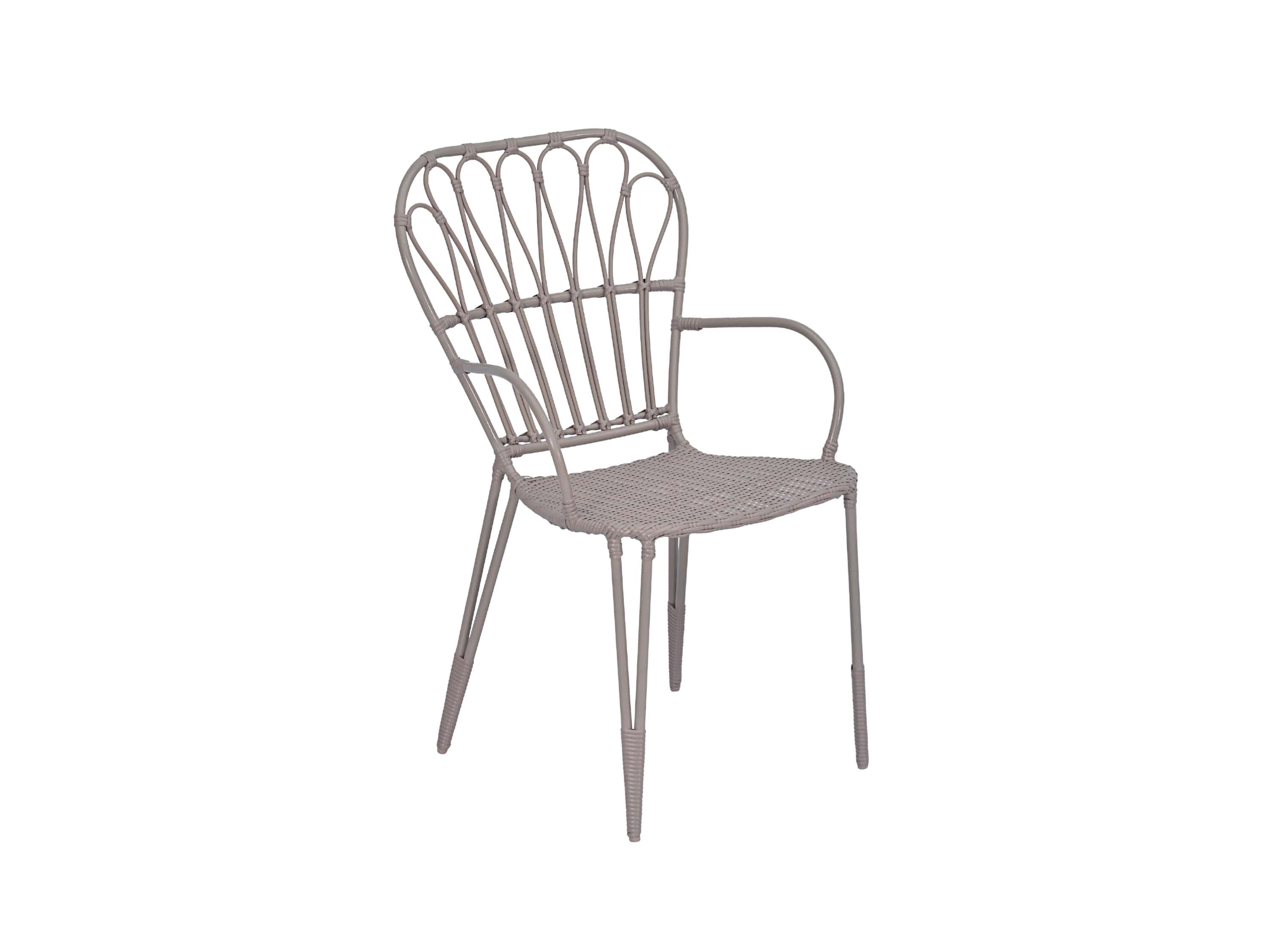 Синтетическое волокно и алюминиевый садовый стул с подлокотниками cbdesign Fiorella ARCH-00081323 - Вид №16