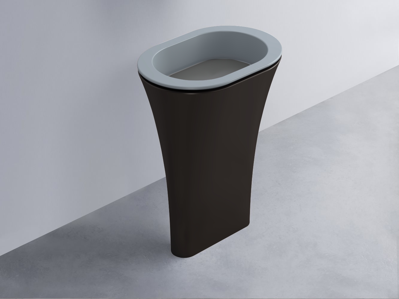 AMLA65-BR+AMPILO-CM+AMCOLO-LV Раковина Amedeo Ovale отдельностоящая cielo Enjoy + Amedeo Ceramica Cielo