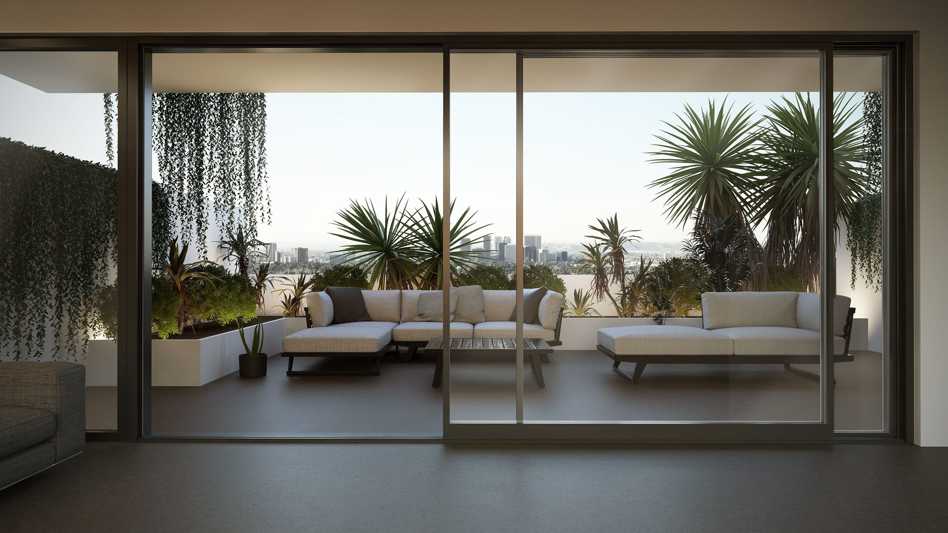 Алюминиевая раздвижная дверь-окно NURITH резюме ARCH-00108728 - Вид №1