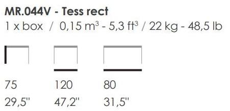 Fenabel Прямоугольный деревянный обеденный стол Tess Mw.044v - Вид №2