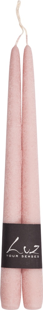 10574033 Luz your senses Набор свечей Luz your senses "Рустик" 30см, 2 шт (серо-розовый) Парафин 