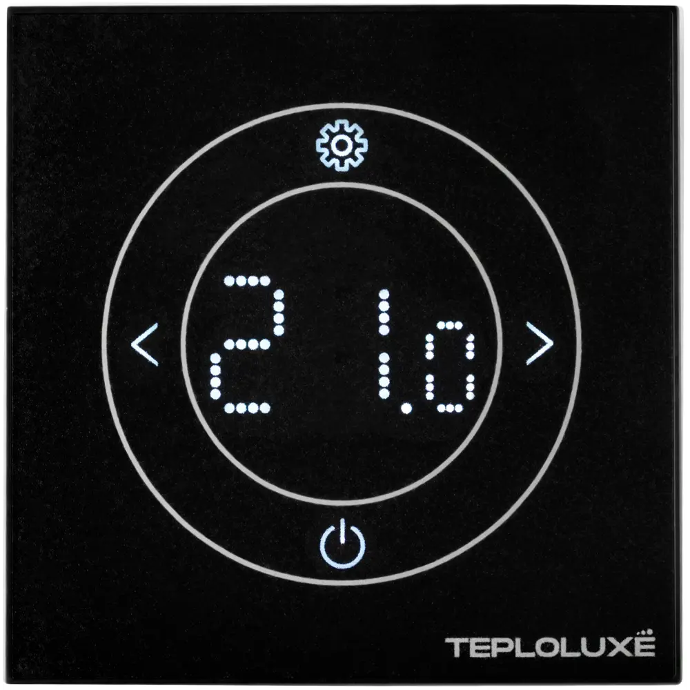 Терморегулятор для теплого пола Теплолюкс Solus сенсорный с Wi-Fi цвет черный STLM-2194980 - Вид №2