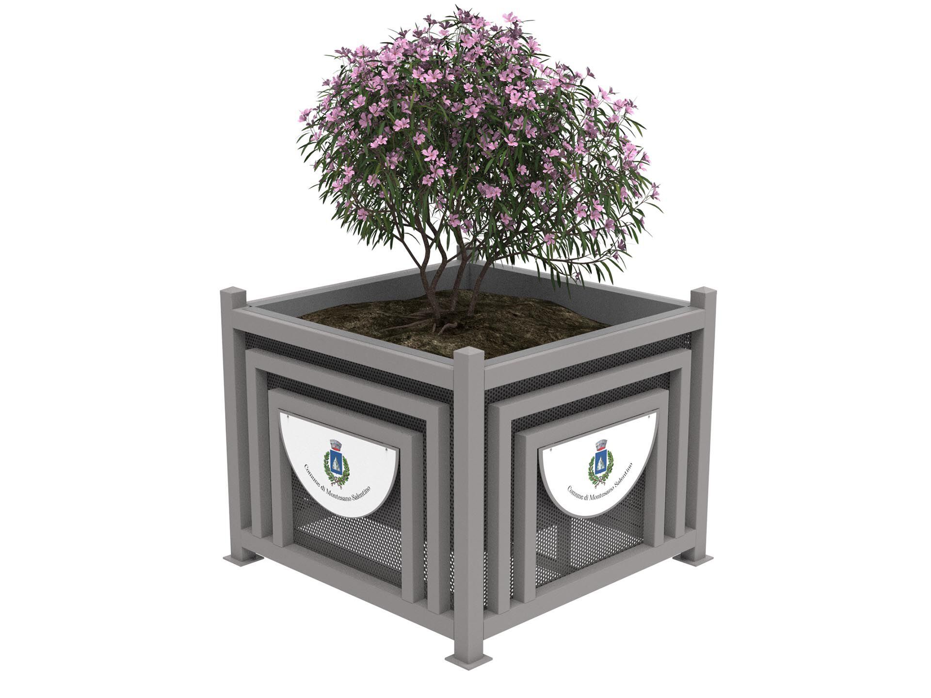 Плантатор для общественных мест с табличкой Lazzari Макинтош ARCH-00073388 - Вид №5