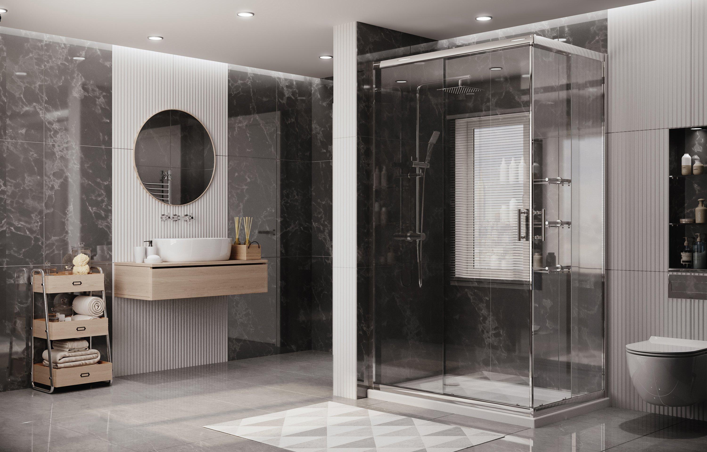 Душевое ограждение Ambassador Kingston 14011101 (1200x800x2000), 1 место  - Вид №1