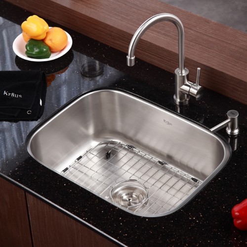 KBU12-KPF2160 Мойка кухонная прямоугольная Krausru  - Вид №4