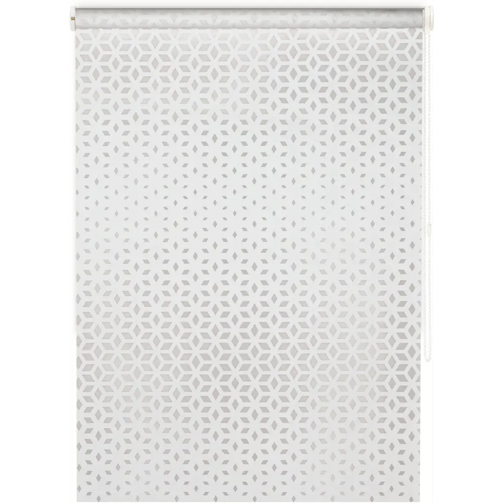 Штора рулонная Мозаика 55x160 см белая MIAMOZA STLM-2009467