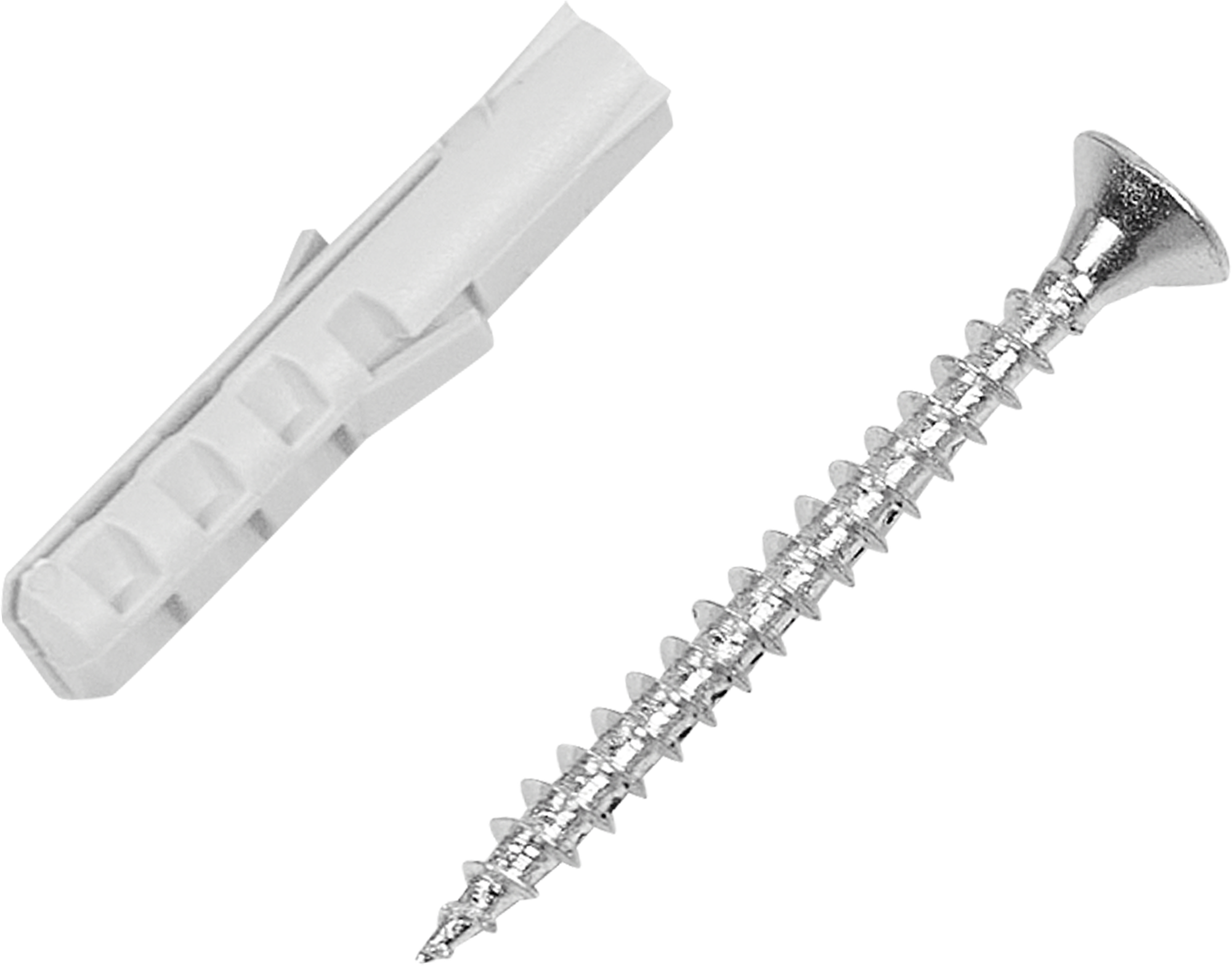 Дюбель потайной ЕВРОПАРТНЕР PND 4×20 мм с шурупом для бетона и кирпича, 100 шт 83387756 STLM-0040710 - Вид №3