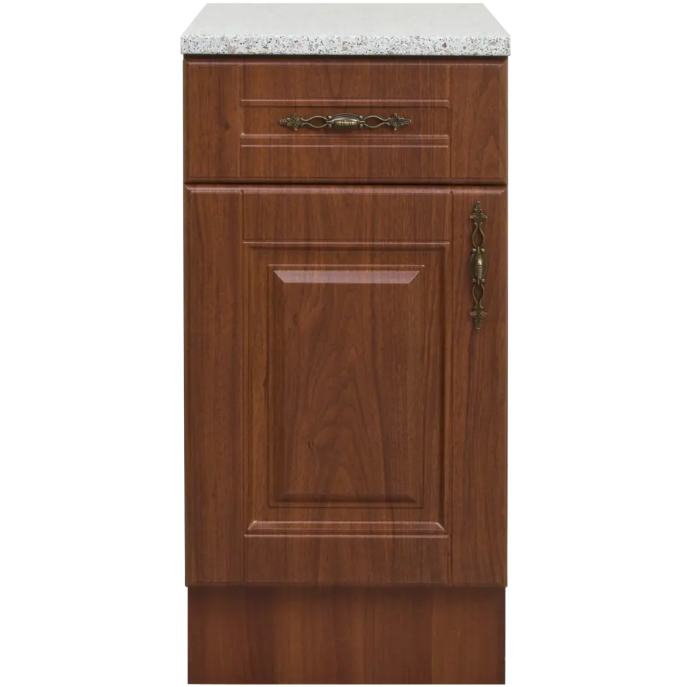 Шкаф напольный Орех Аква 40x86x60 см ЛДСП цвет коричневый Santreyd STLM-2197477 - Вид №3