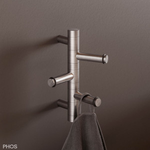 GH3-O Крючок для полотенец с 3 вращающимися крючками PHOS