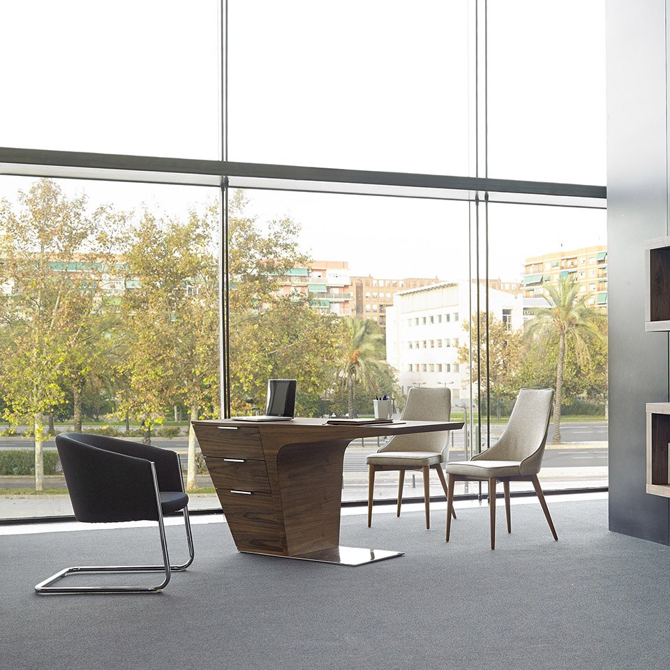 Письменный стол с ящиками дуб Belleza от Angel Cerda ANGEL CERDA  147525 Бежевый  - Вид №1