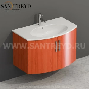 MDMA80Y6151 Тумба с двумя створками 78 см оранжевая Globo 4ALL Италия