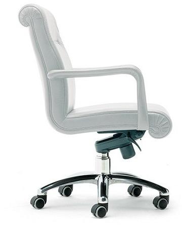 Poltrona Frau Кресло руководителя, обитое кожей, с 5 спицами и колесами L'ufficio - poltrone ufficio sun-id-1348861 - Вид №1