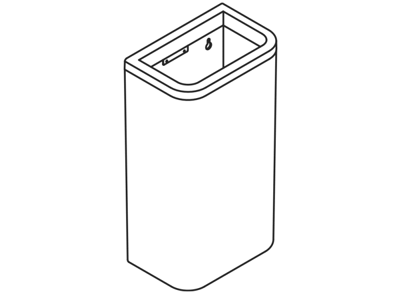 477.05B20199 корзина для бумаг HEWI Neuheiten SAN  - Вид №6