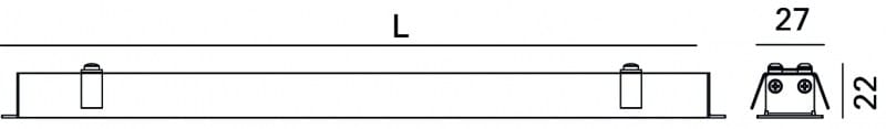 Утопленный светодиодный потолочный светильник Lucifero's Microfile ARCH-00075700 - Вид №2