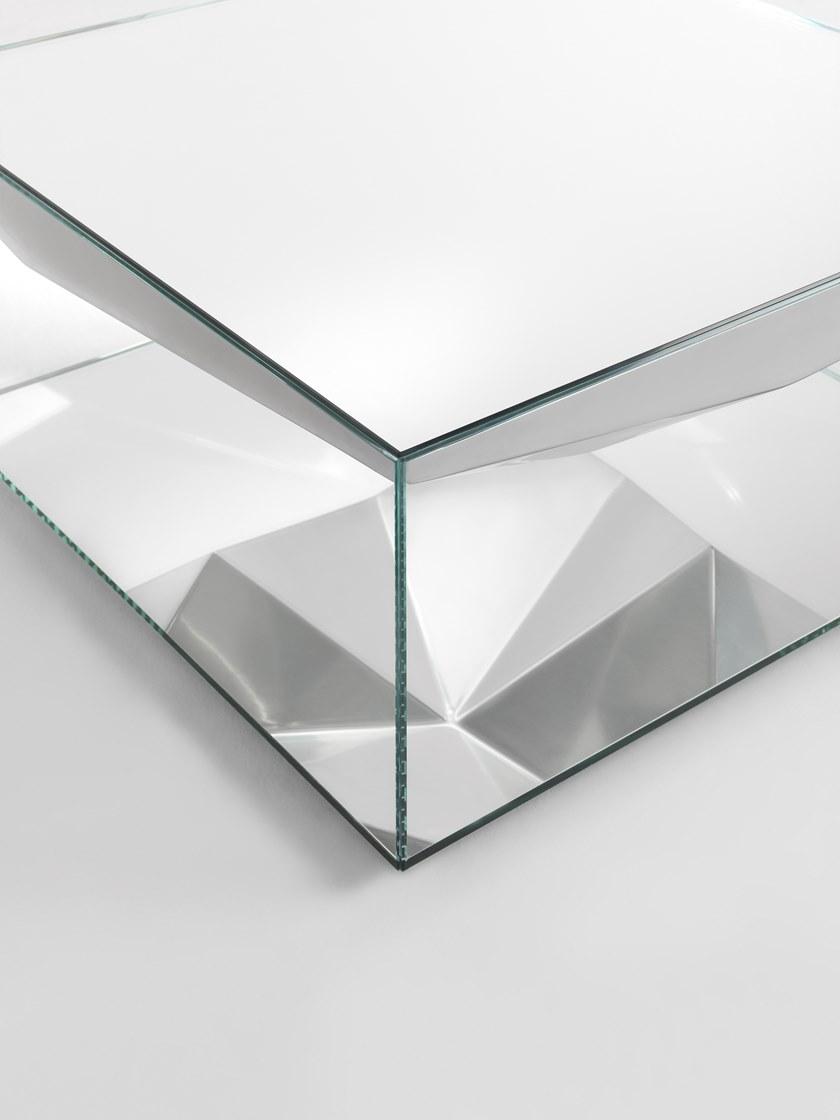 JCP UNIVERSE Низкий квадратный стеклянный журнальный столик sun-id-1448740 - Вид №3