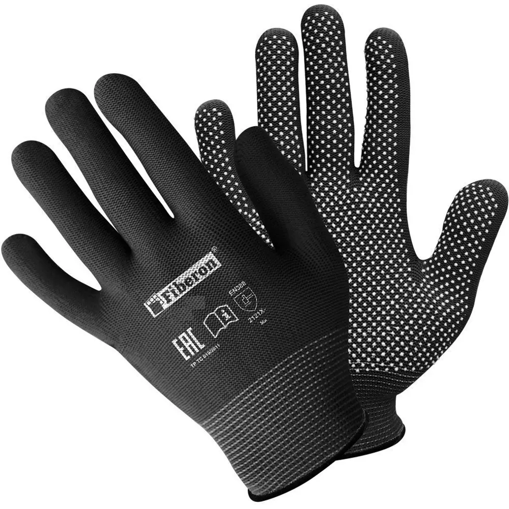 Перчатки Fiberon с ПВХ-точкой для точных работ 89356935 STLM-1448672