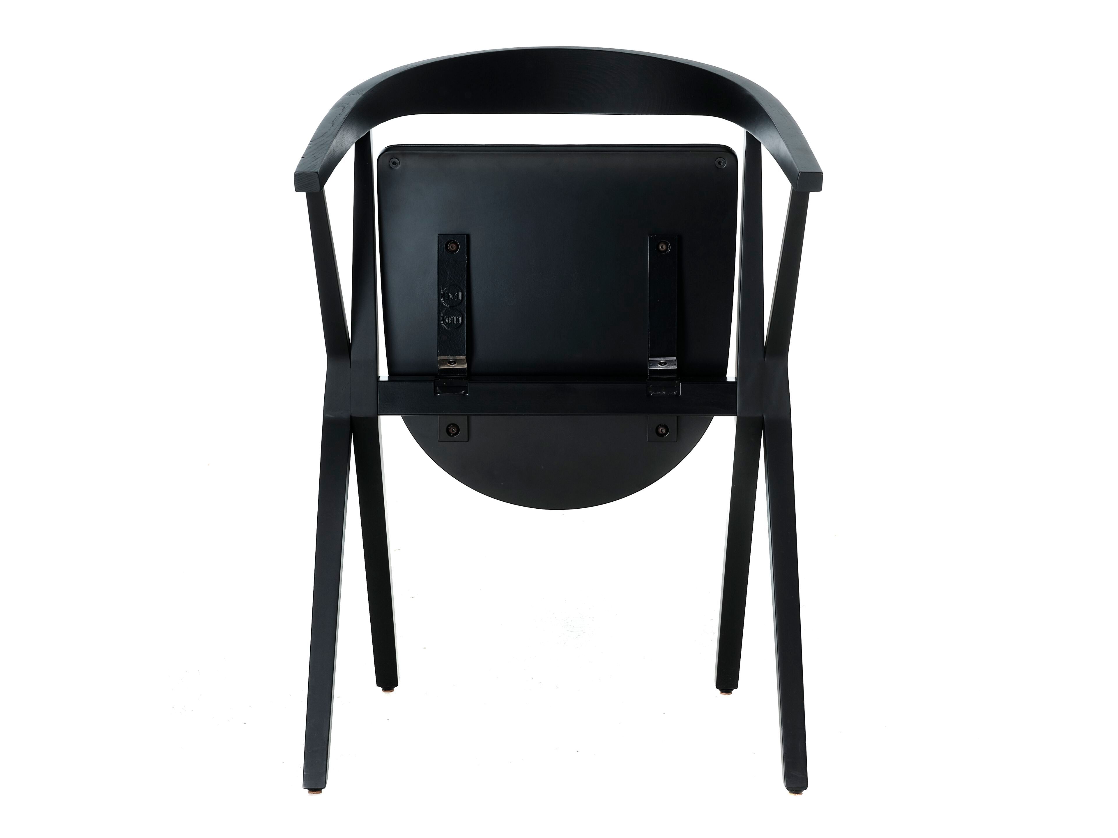 Деревянный складной стул с подлокотниками со встроенной подушкой BD Barcelona CHAIR B ARCH-00093134 - Вид №1