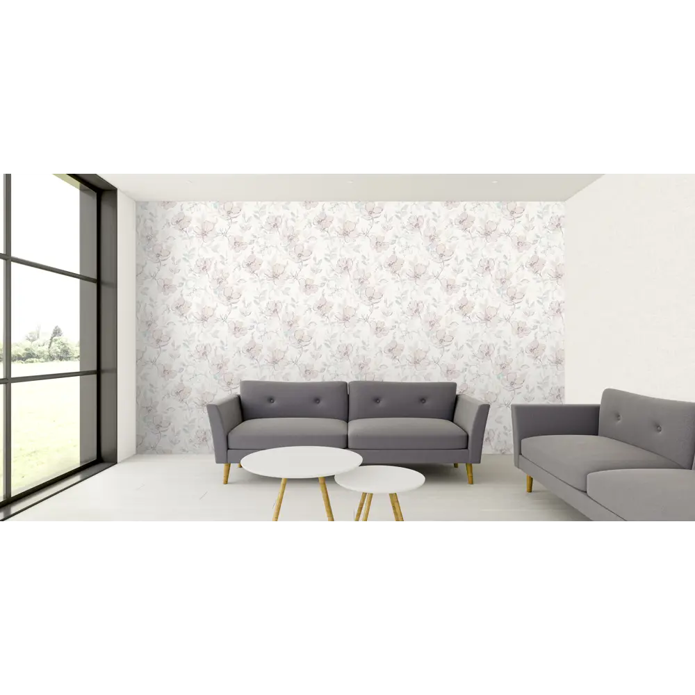 Обои флизелиновые Startdeco Саманта бежевые 1.06 м 889342 STLM-2007496 - Вид №3