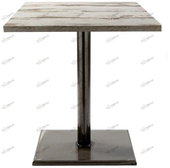 Vela Arredamenti Квадратный металлический стол под договор Weld sun-id-1460934
