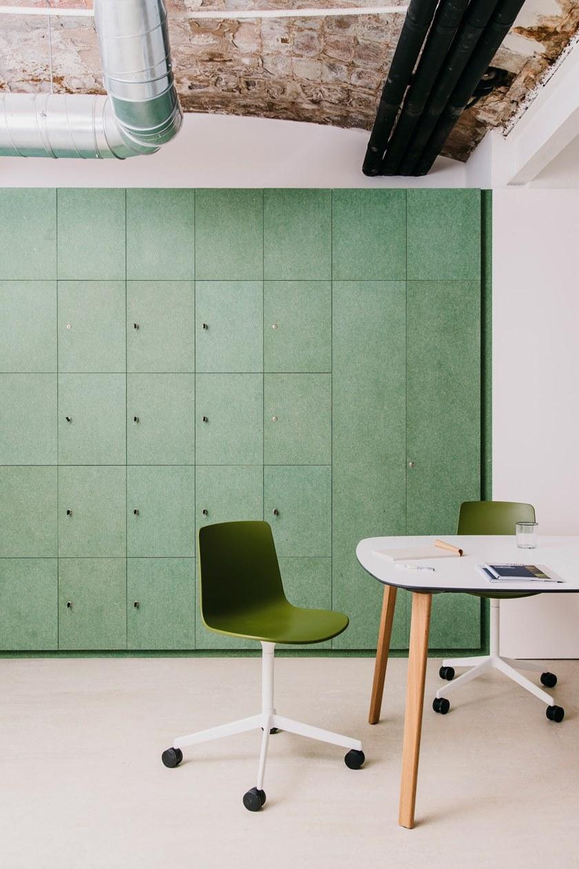 ENEA Офисное кресло из ткани с 4-мя спицами на колесиках Lottus sun-id-1441460 - Вид №2