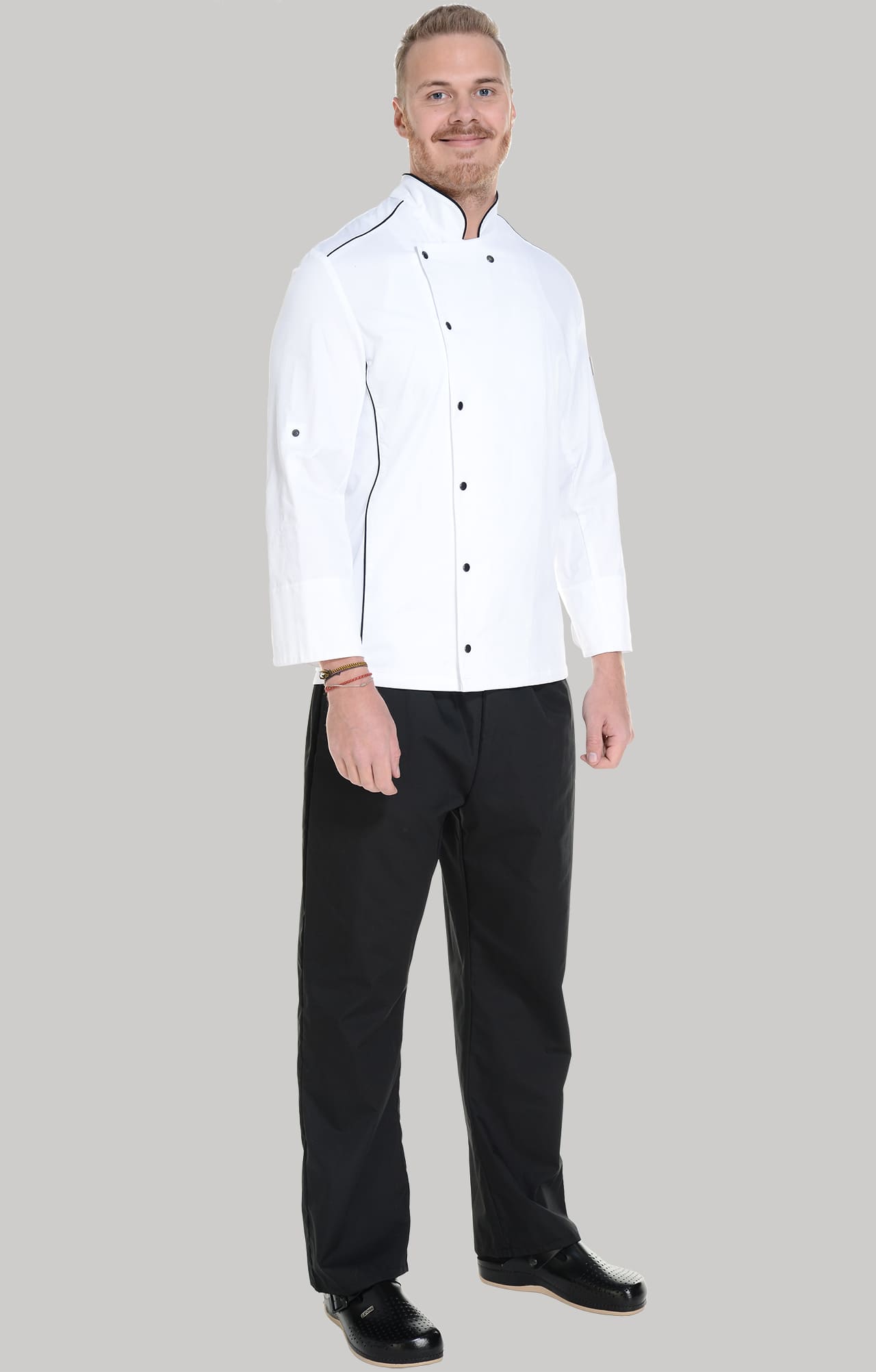 62618 Китель поварской white RICON  Одежда для поваров  размер 56 (XXXL)  - Вид №7