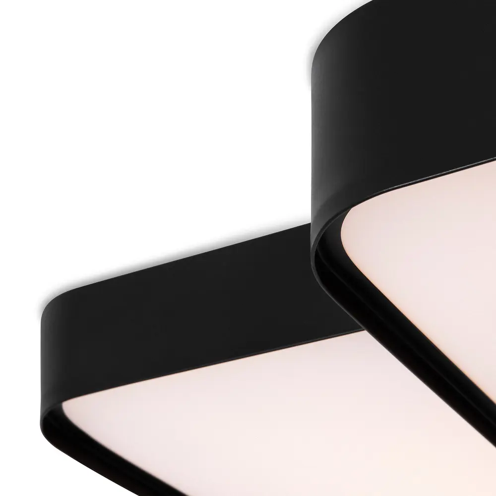 Люстра потолочная светодиодная Square FR6095CL-L84B цвет черный 89335086 STLM-2005455 Freya  - Вид №5