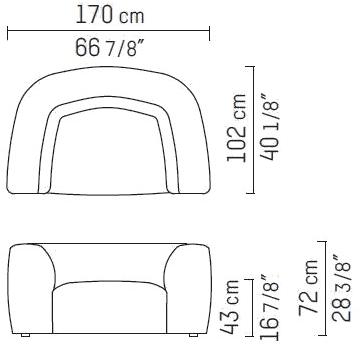 Piet Boon Диван из ткани Bo living Pbc 64.50.12 - Вид №3