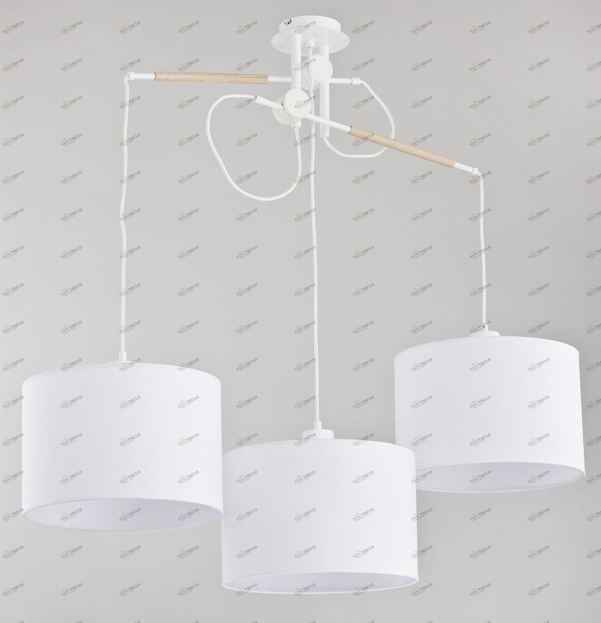 Подвесная люстра Alfa Hila 24023 ALFA ДИЗАЙНЕРСКИЕ, HILA 187111 Белый 