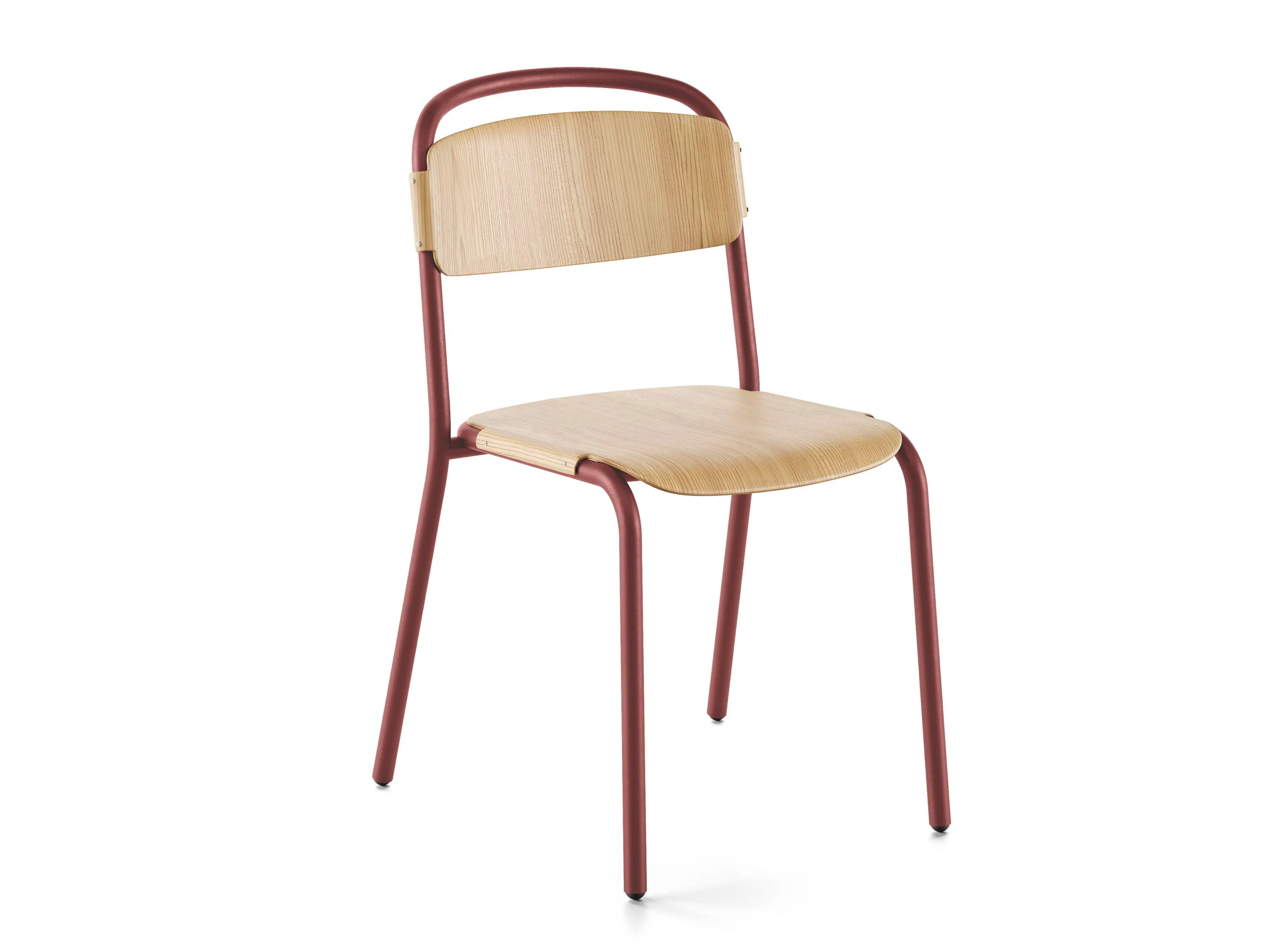 Штабелируемый стул из стали и дерева Infiniti Skol ARCH-00101382