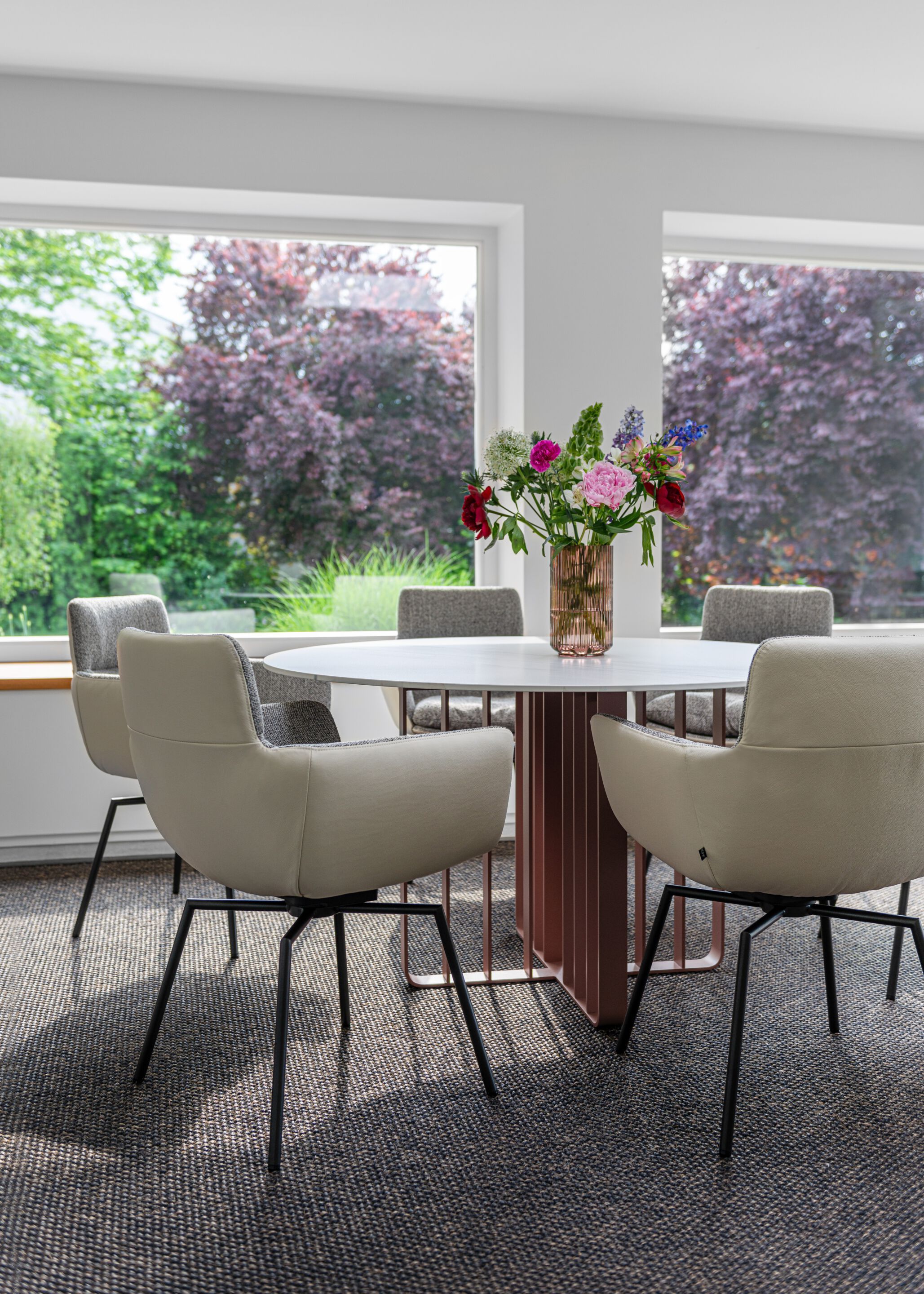 Мягкий стул с крестообразной рамой и подлокотниками KFF Faye ARCH-00134301 - Вид №19