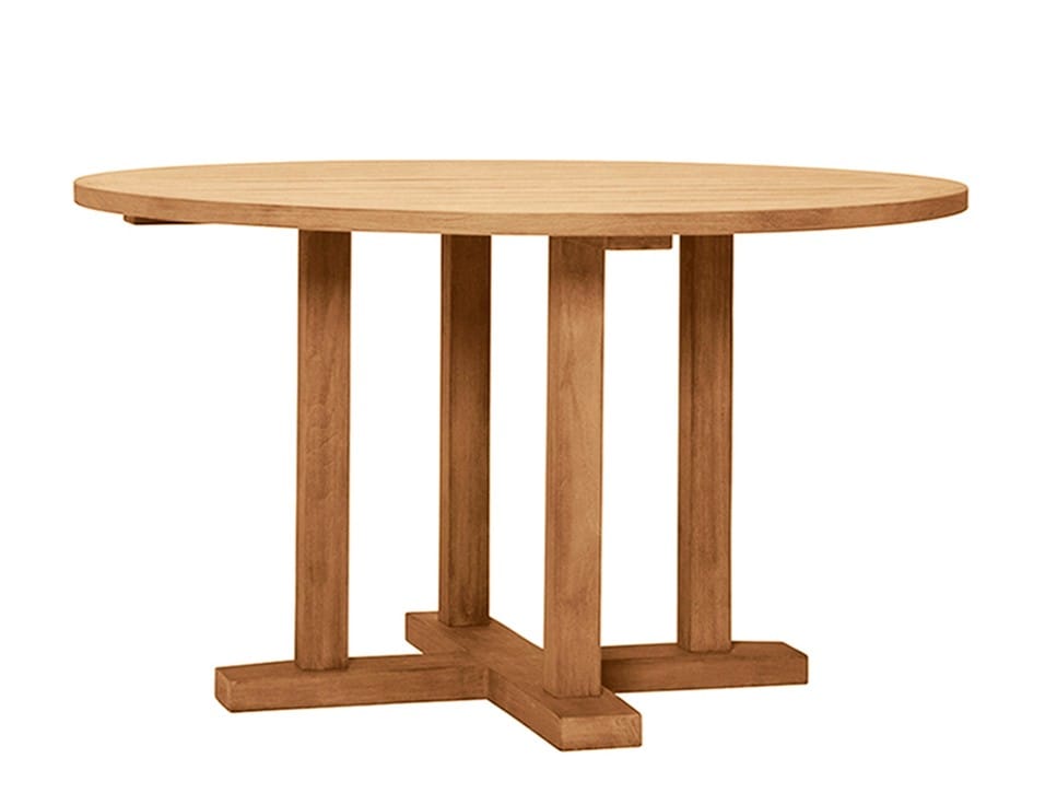 Круглый обеденный стол из тикового дерева JANUS et Cie Беседка ARCH-00081654